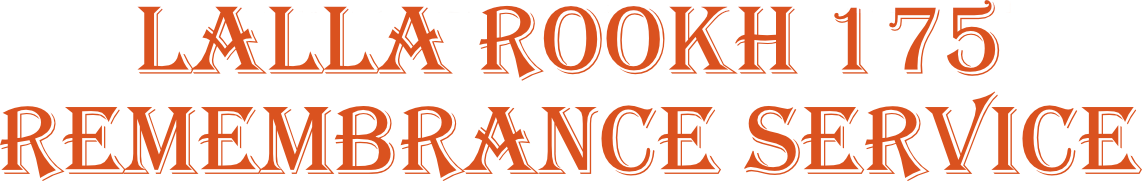 Lalla Rookh 175 Remembrance Service